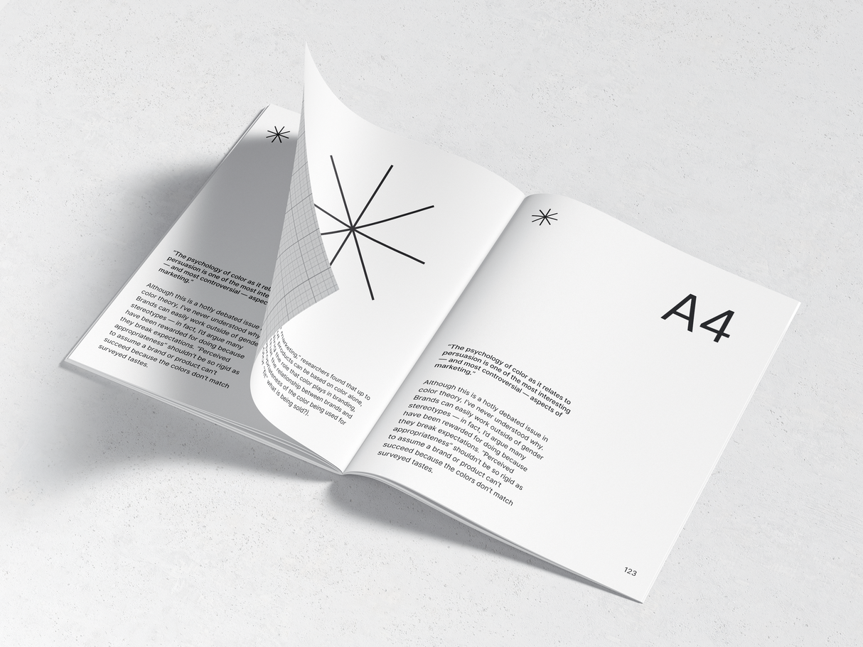 Booklets (A4) Portrait - Saddle Stitched Self Cover