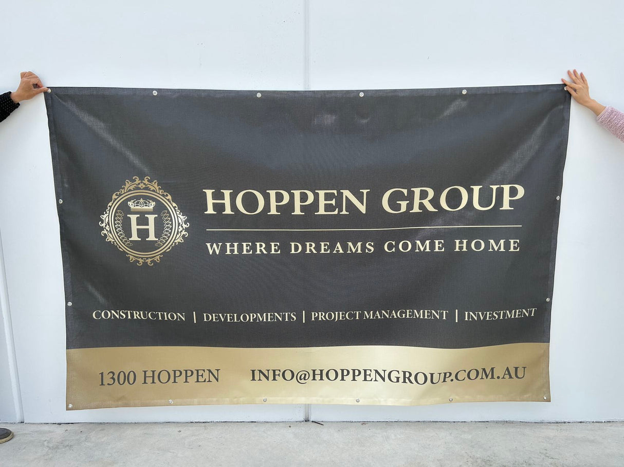 Eye-Catching Outdoor Mesh Banners