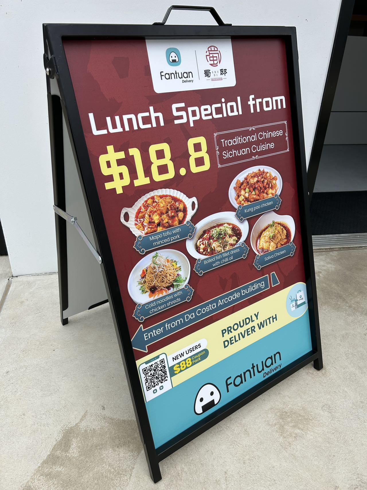 Custom A-Frame Signs with Corflute Board Printing