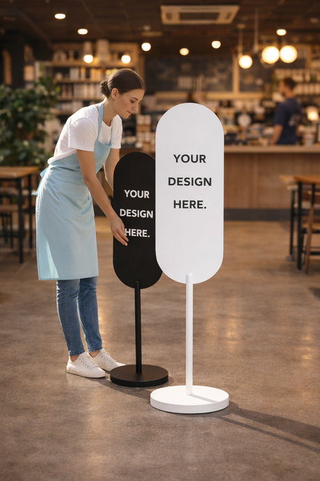 Introducing Colour Signs’ Newest Standing Signs: Modern, Compact and Built for Daily Commercial Use