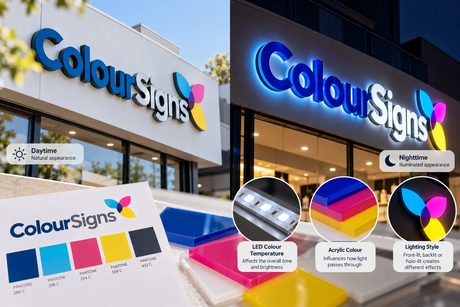 Can Illuminated Signs Match Your Brand Colours Accurately at Night?