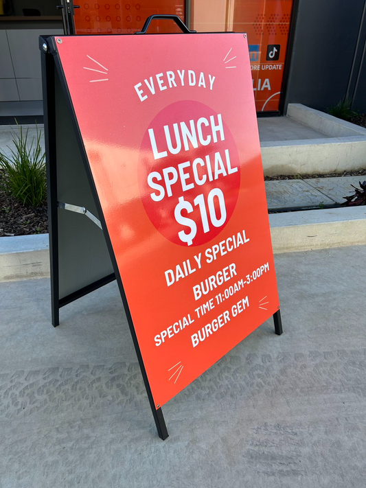 Turn Heads with Our Eye-Catching A-Frame Signs: Durable, Vibrant ...