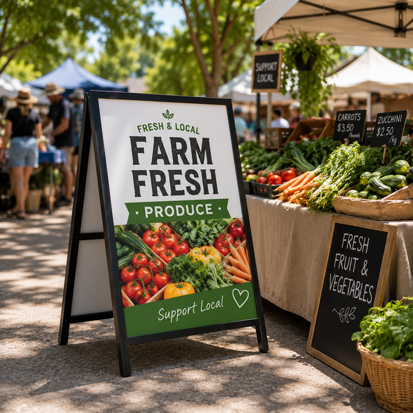 Market Stall Sign
