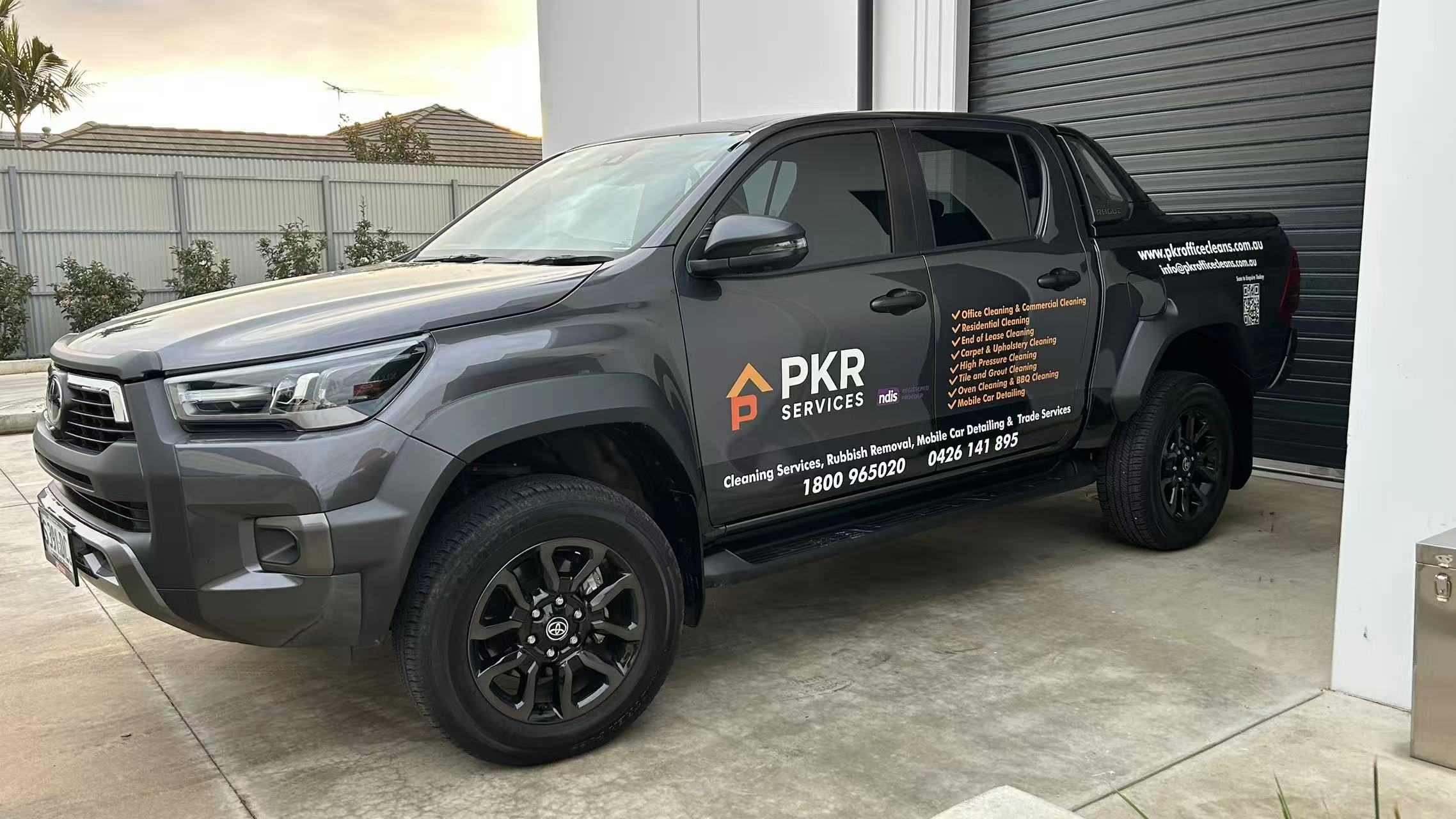 PKR Services vehicle wrap project