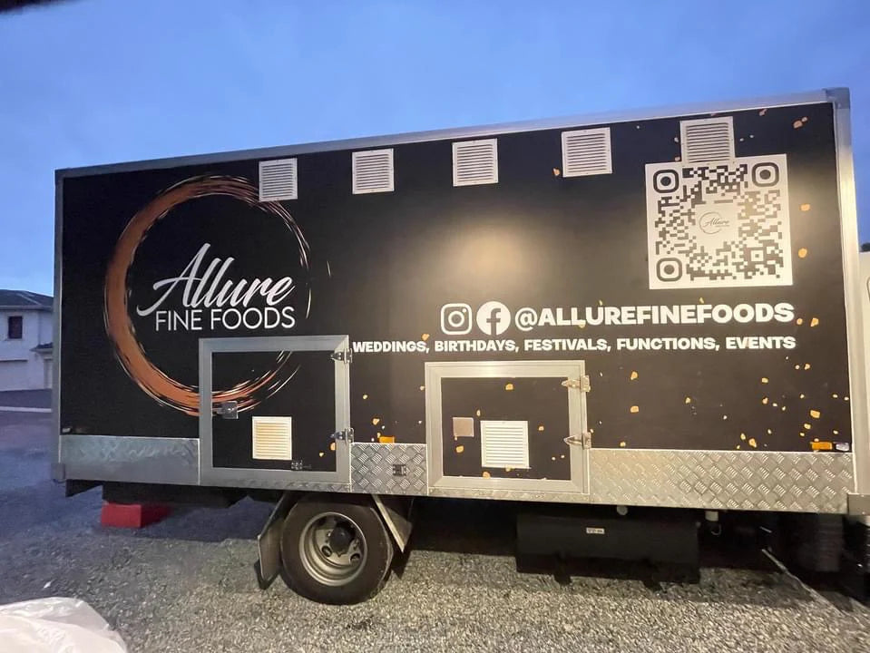 Allure Fine Foods vehicle wrap project