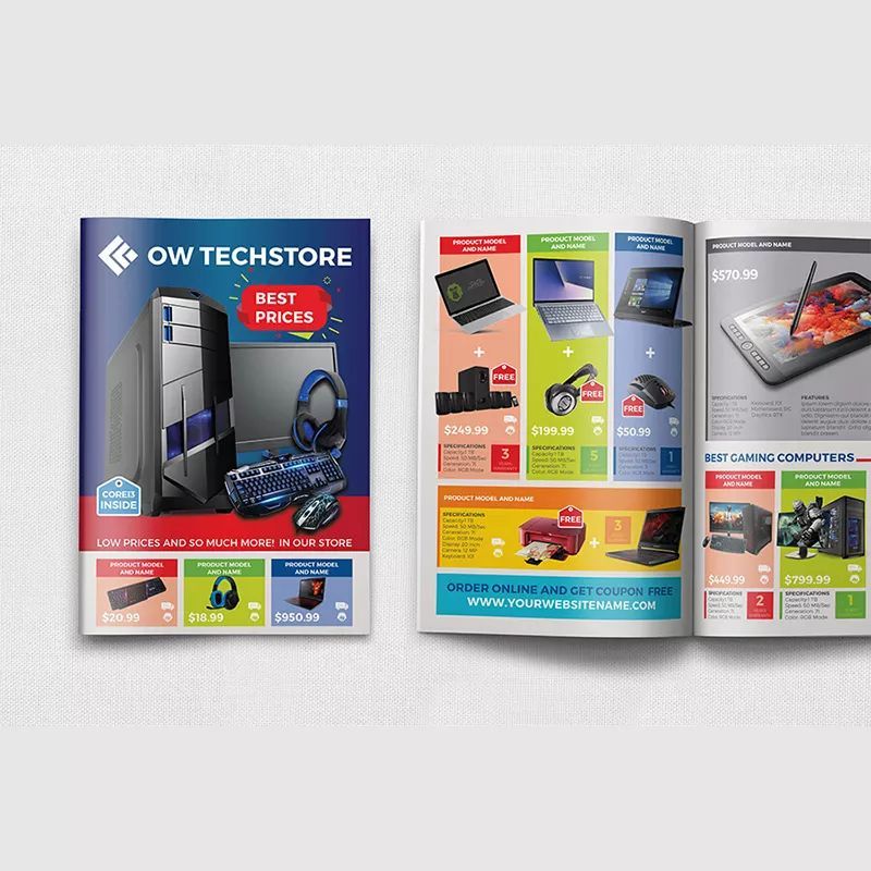 Booklets (A4) Portrait - Saddle Stitched Self Cover