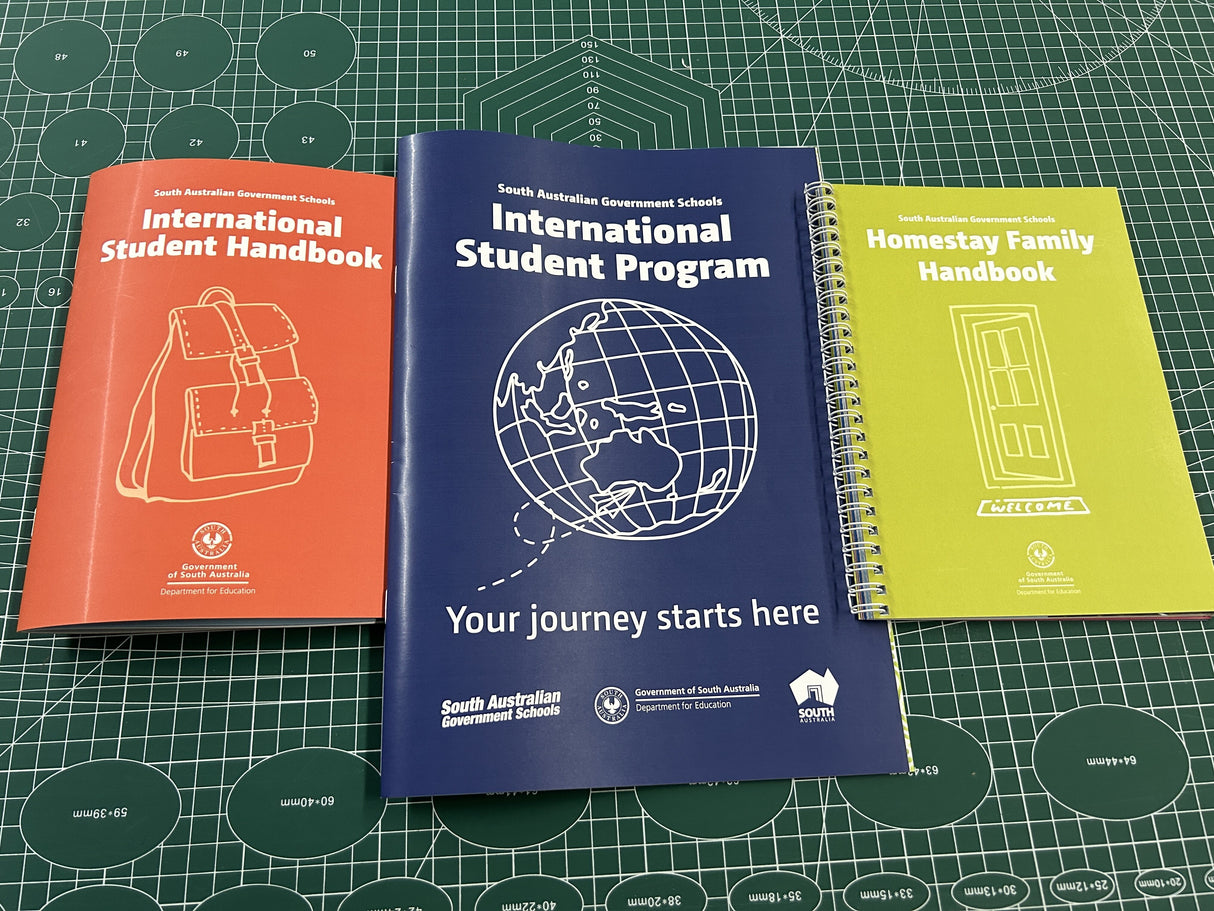 Booklets (A4) Portrait - Saddle Stitched Self Cover